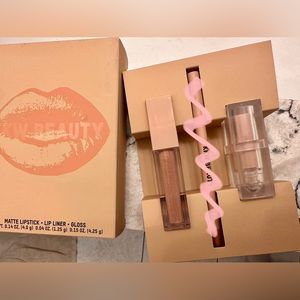 (2/3 pieces) KKW 3PC LIP SET - "NUDE 3"